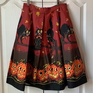 Pinup Girl Clothing Pumpkin Skirt